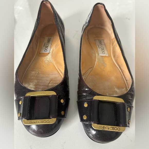 Jimmy Choo ballet flats purple size 39 - Picture 3 of 10